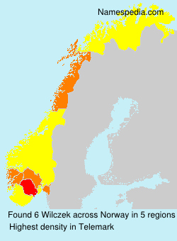 Surname Wilczek in Norway
