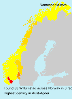Surname Willumstad in Norway