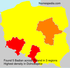 Surname Badian in Poland