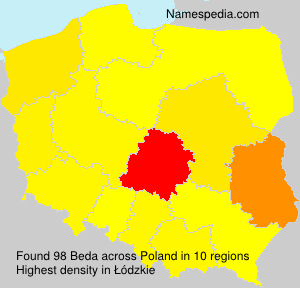 Surname Beda in Poland