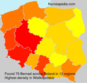 Surname Bernad in Poland