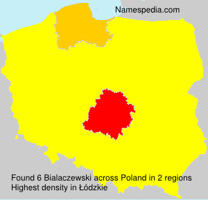 Surname Bialaczewski in Poland