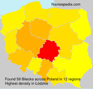 Surname Bilecka in Poland