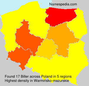 Surname Biller in Poland