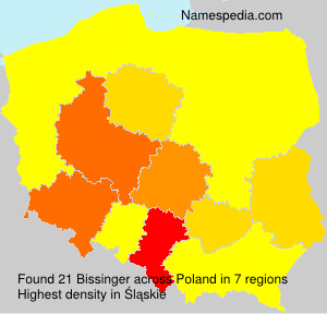 Surname Bissinger in Poland