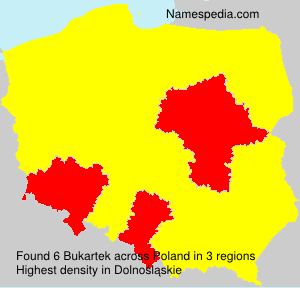 Surname Bukartek in Poland
