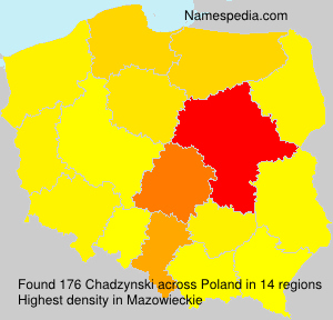 Surname Chadzynski in Poland