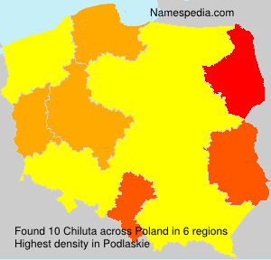Surname Chiluta in Poland