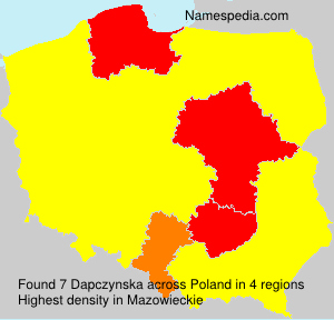 Surname Dapczynska in Poland