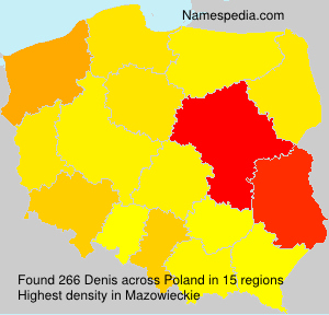 Surname Denis in Poland