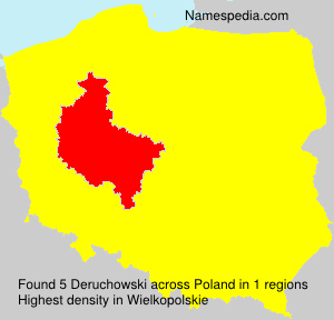 Surname Deruchowski in Poland