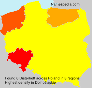 Surname Disterhoft in Poland