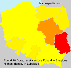 Surname Doraczynska in Poland