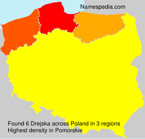 Surname Drejska in Poland