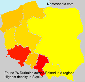 Surname Durkalec in Poland