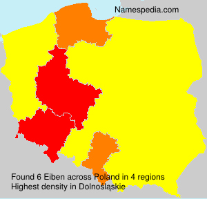 Surname Eiben in Poland
