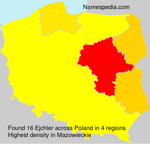 Surname Ejchler in Poland
