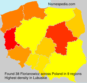 Surname Florianowicz in Poland