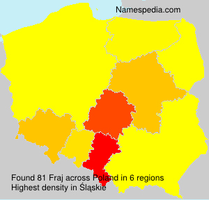 Surname Fraj in Poland