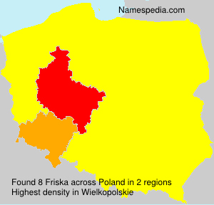 Surname Friska in Poland