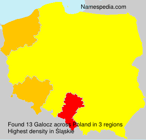 Surname Galocz in Poland