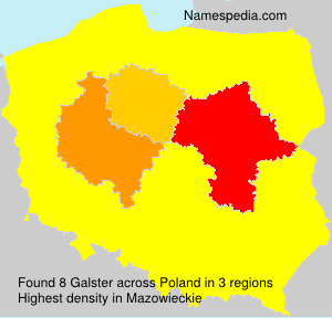 Surname Galster in Poland