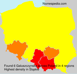 Surname Galuszczynska in Poland