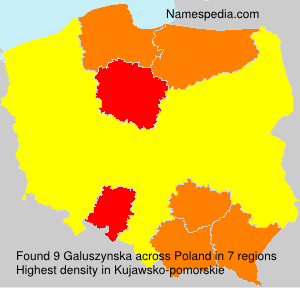 Surname Galuszynska in Poland