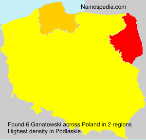 Surname Ganatowski in Poland