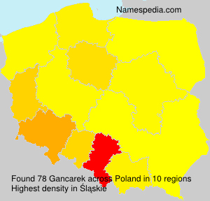 Surname Gancarek in Poland