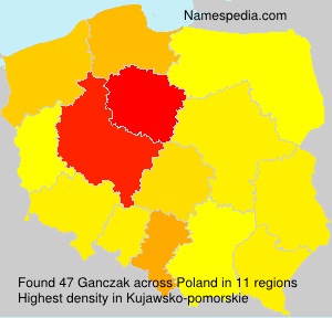 Surname Ganczak in Poland