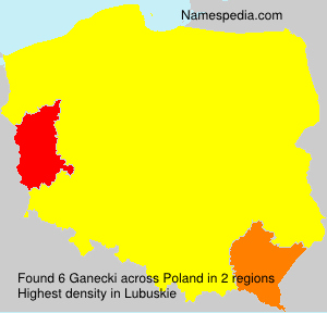Surname Ganecki in Poland