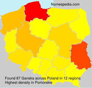 Surname Ganska in Poland