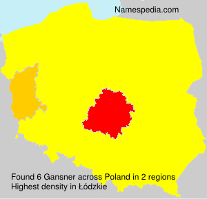 Surname Gansner in Poland