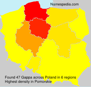 Surname Gappa in Poland