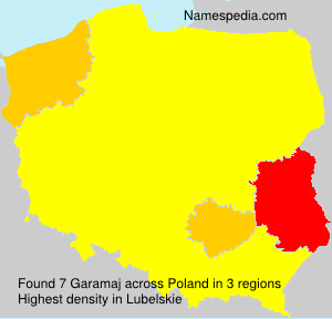 Surname Garamaj in Poland