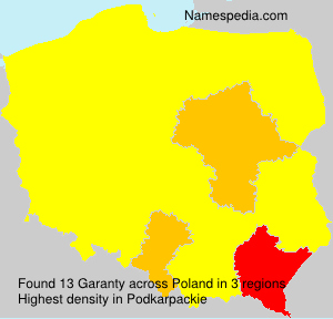 Surname Garanty in Poland