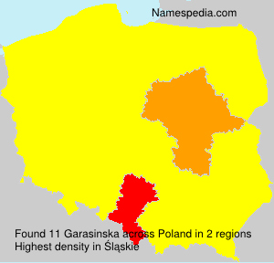 Surname Garasinska in Poland