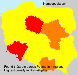 Surname Garbin in Poland