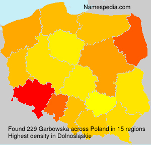 Surname Garbowska in Poland