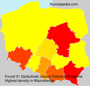 Surname Garbulinski in Poland