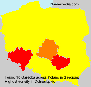 Surname Garecka in Poland
