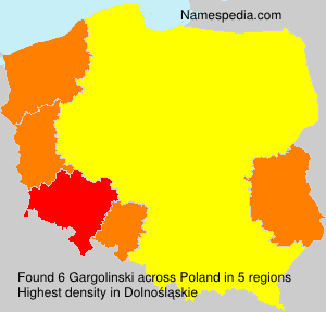 Surname Gargolinski in Poland