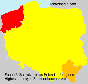 Surname Garnicki in Poland
