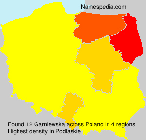 Surname Garniewska in Poland