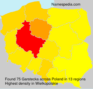 Surname Garstecka in Poland