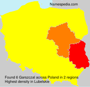Surname Garszczal in Poland