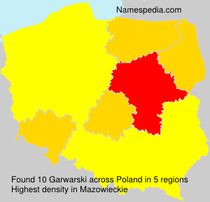 Surname Garwarski in Poland