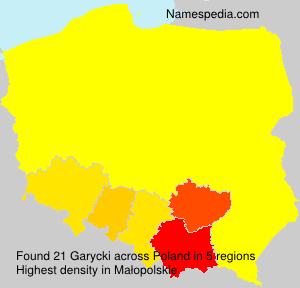 Surname Garycki in Poland