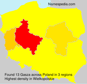 Surname Gasza in Poland